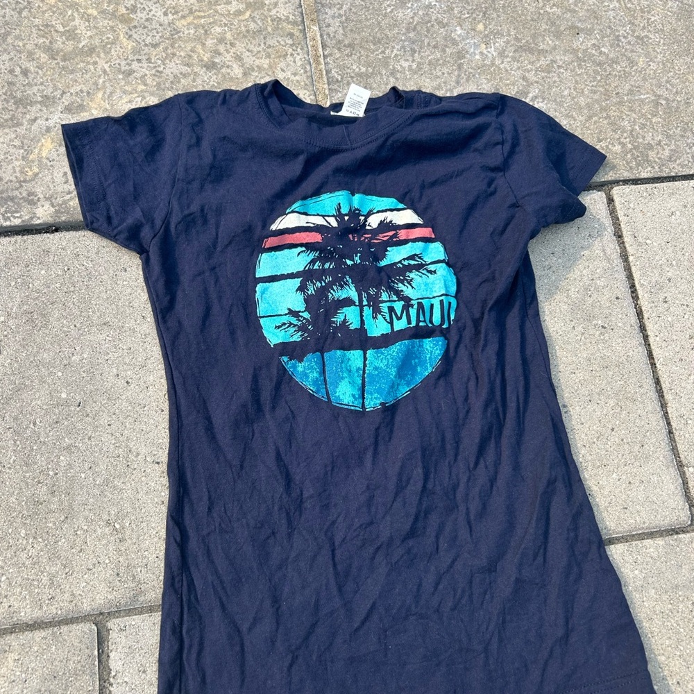 Hawaii T-Shirt with Palm Tree Design